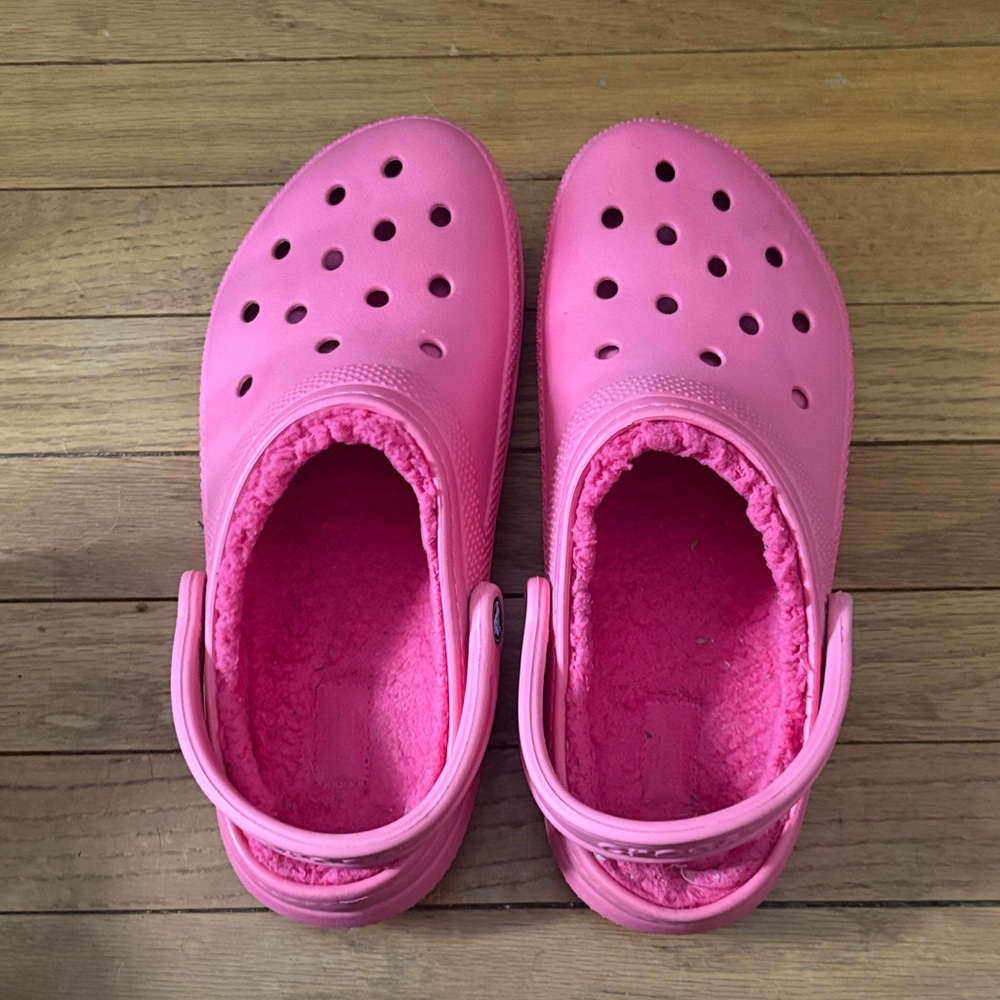 Woman’s Pink Crocs (Worn once)